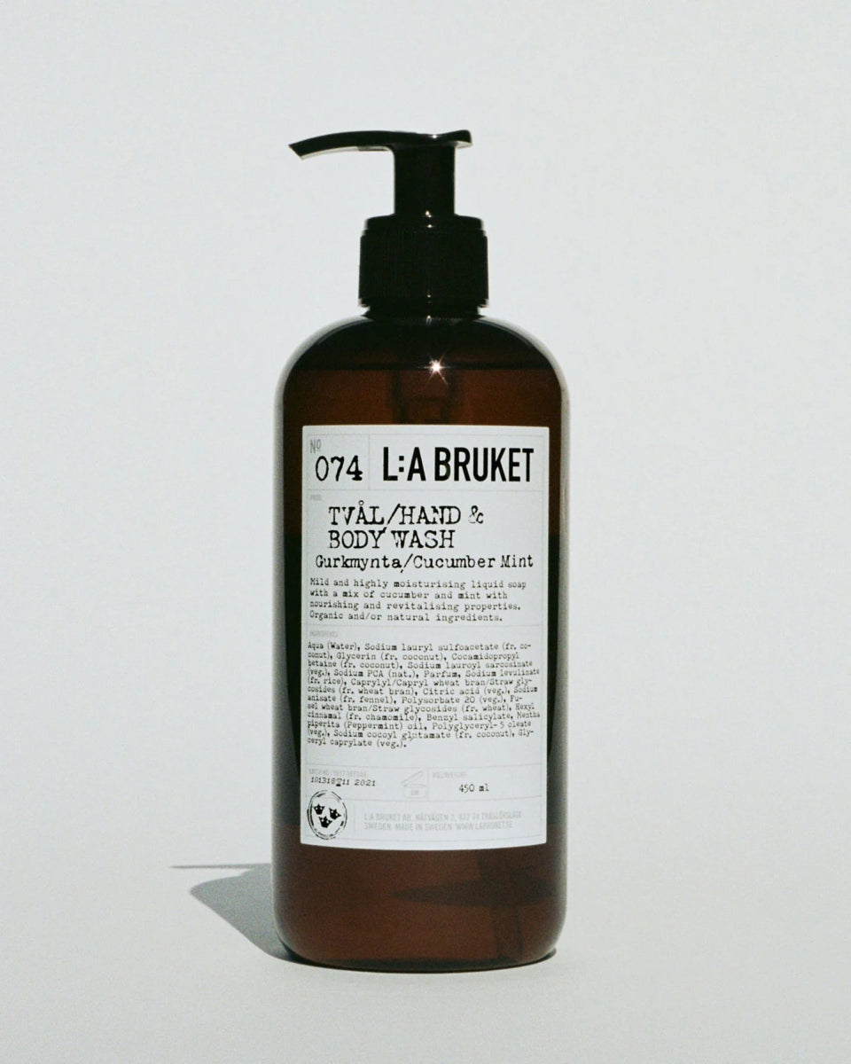 074 Hand & Body Wash - Cucumber / Mint - L:A Bruket - Body Wash - VG Charme