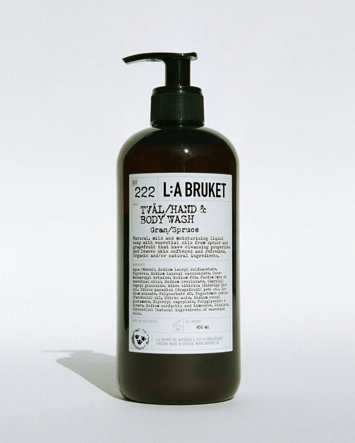 222 Hand & Body Wash - Spruce - L:A Bruket - Body Wash - VG Charme