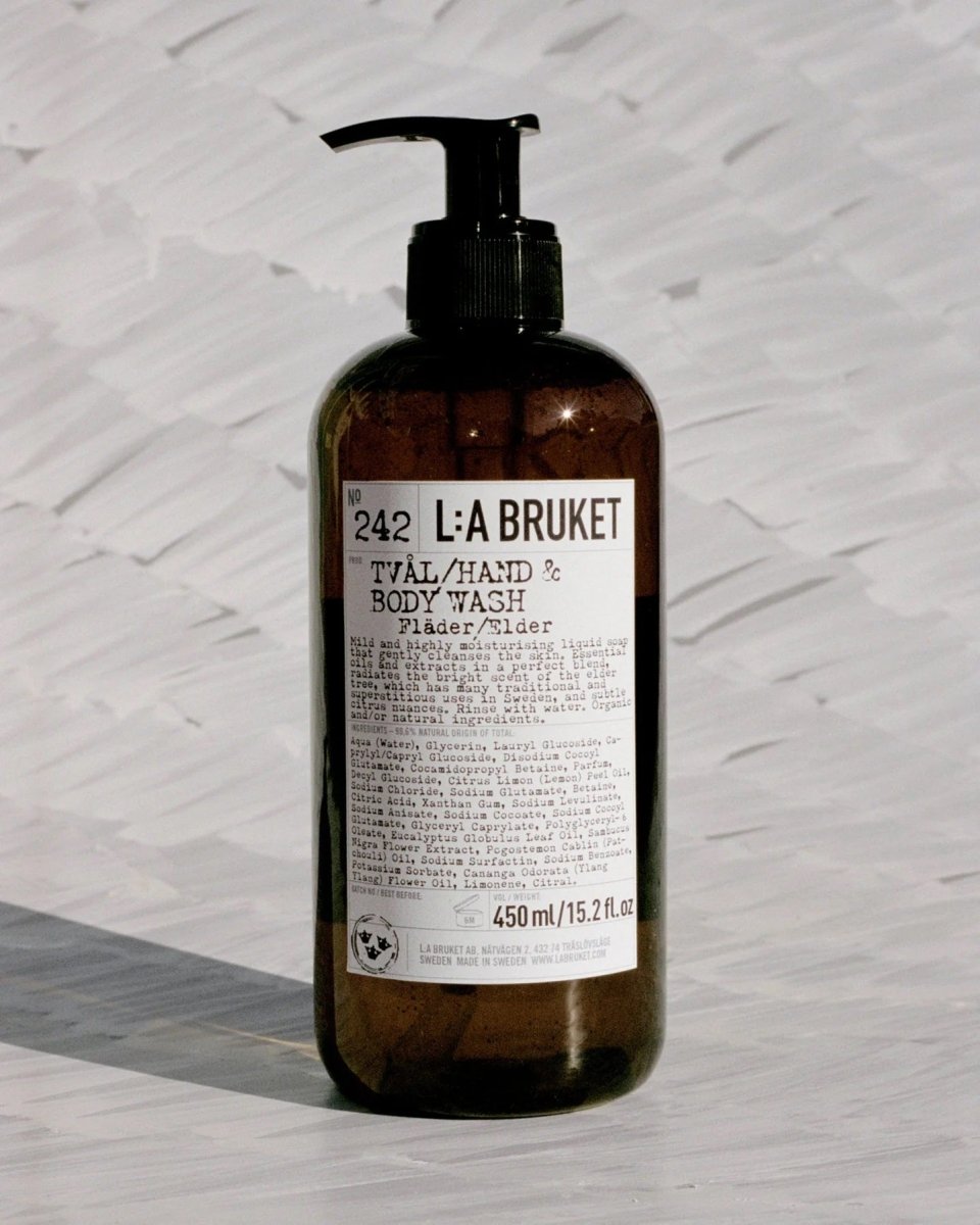 242 Hand & Body Wash - Elder - L:A Bruket - sapone - VG Charme