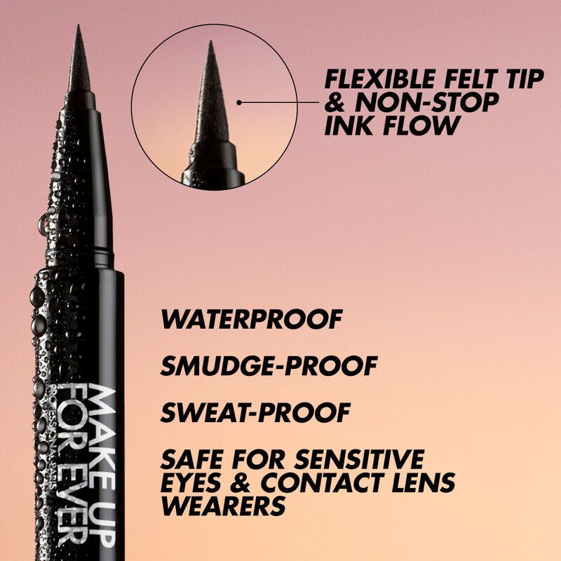 Aqua Resist Graphic Pen - MAKE UP FOR EVER - Eyeliner - VG Charme