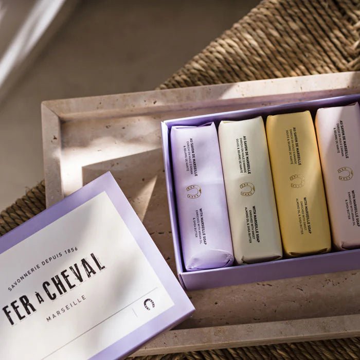 Cofanetto di Saponi Profumati Delicati 4 x 125g - Fer a Cheval - Sapone - VG Charme