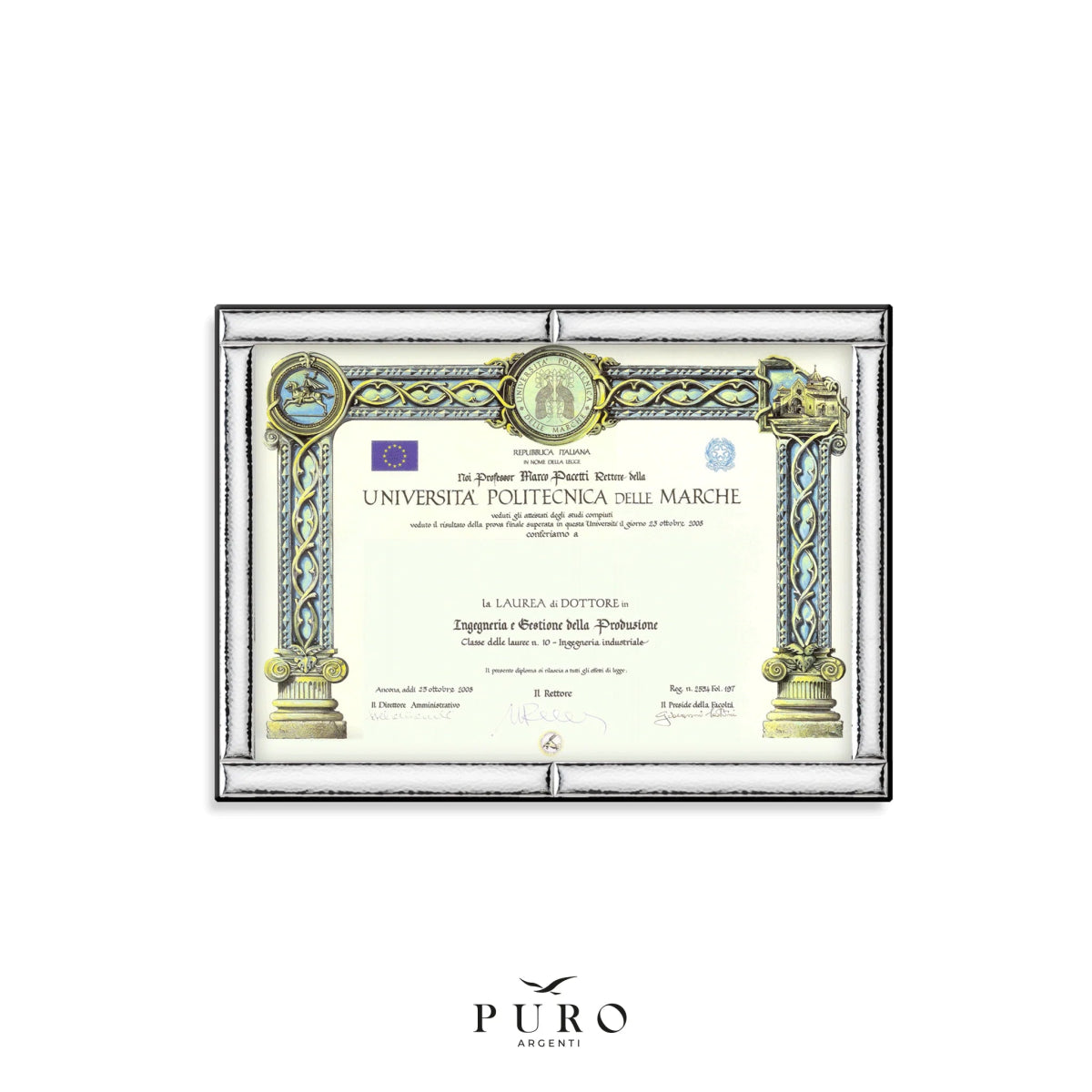 Porta laurea da appendere 33,5 x 46cm - Sequenze Studio Design - Sequenze Studio Design - Oggettistica casa - VG Charme