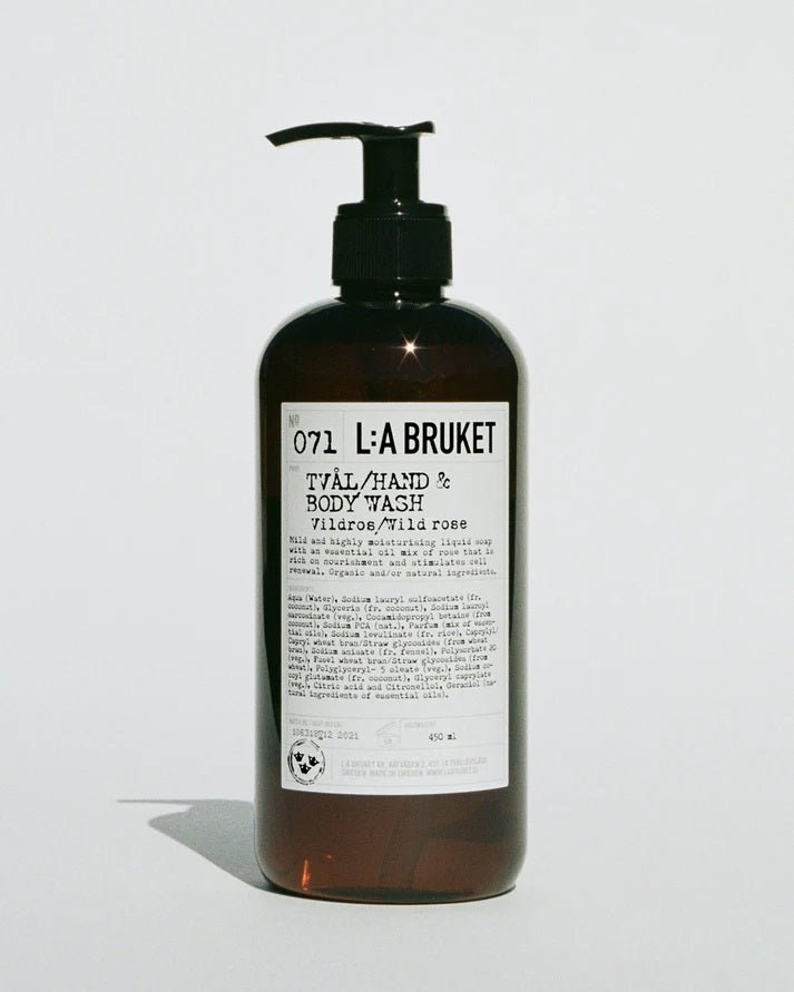 071 Hand & Body Wash - Wild Rose - L:A Bruket - Body Wash - VG Charme