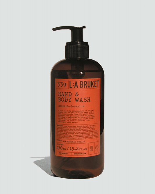 339 Hand & Body Wash Rabarbaro & Geranio - L:A Bruket - Body Wash - VG Charme