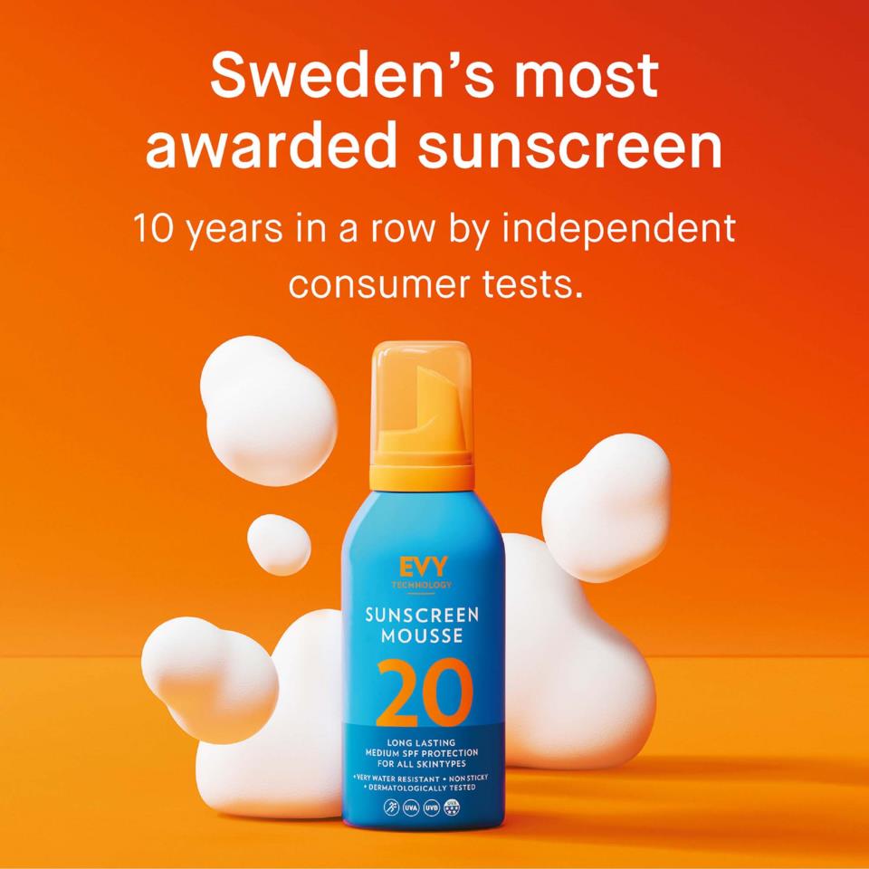 EVY Sunscreen SPF 20 150 ML - Protezione Leggera - EVY Technology - Protezione Solare - VG Charme