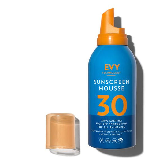 EVY Sunscreen SPF 30 Mousse 150 ML - EVY Technology - Protezione Solare - VG Charme