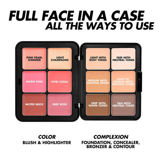 HD Skin Face Essentials Palette - MAKE UP FOR EVER - Palette viso - VG Charme