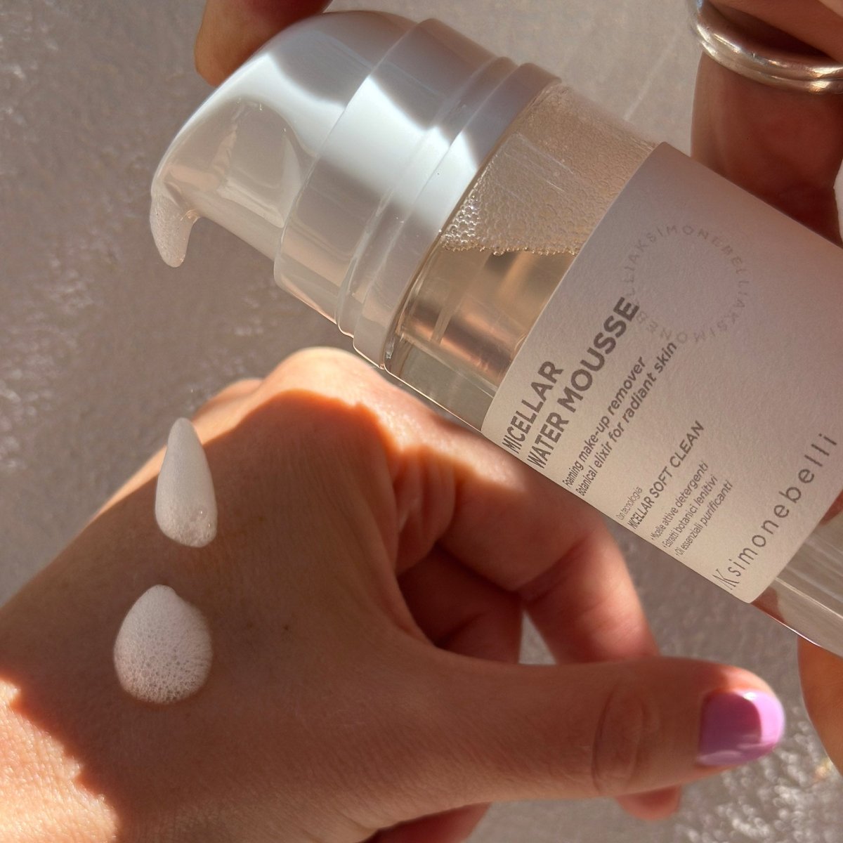 Micellar Water Mousse - AKSIMONEBELLI - Mousse micellare detergente - VG Charme