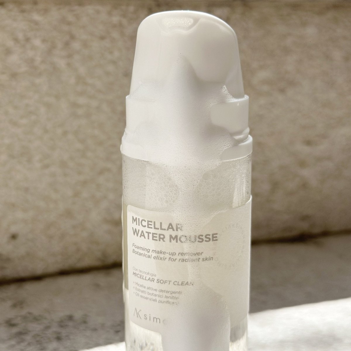 Micellar Water Mousse - AKSIMONEBELLI - Mousse micellare detergente - VG Charme