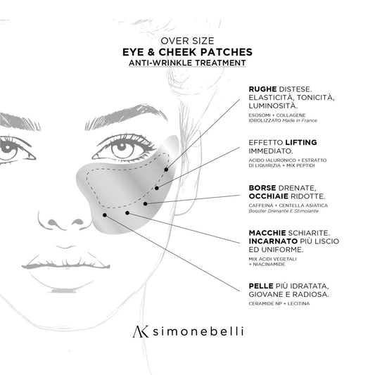 Over Size Eye & Cheek Patches - AKSIMONEBELLI - Cerotti per occhi e guance - VG Charme