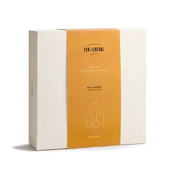 Set Regalo Miele & Mandorle - Fer a Cheval - Set Regalo Saponi - VG Charme